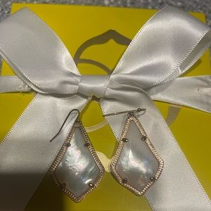 Kendra Scott alex gold drop earrings